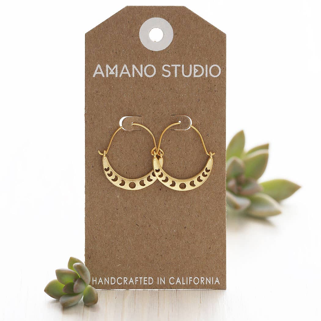Phases of the Moon Earrings