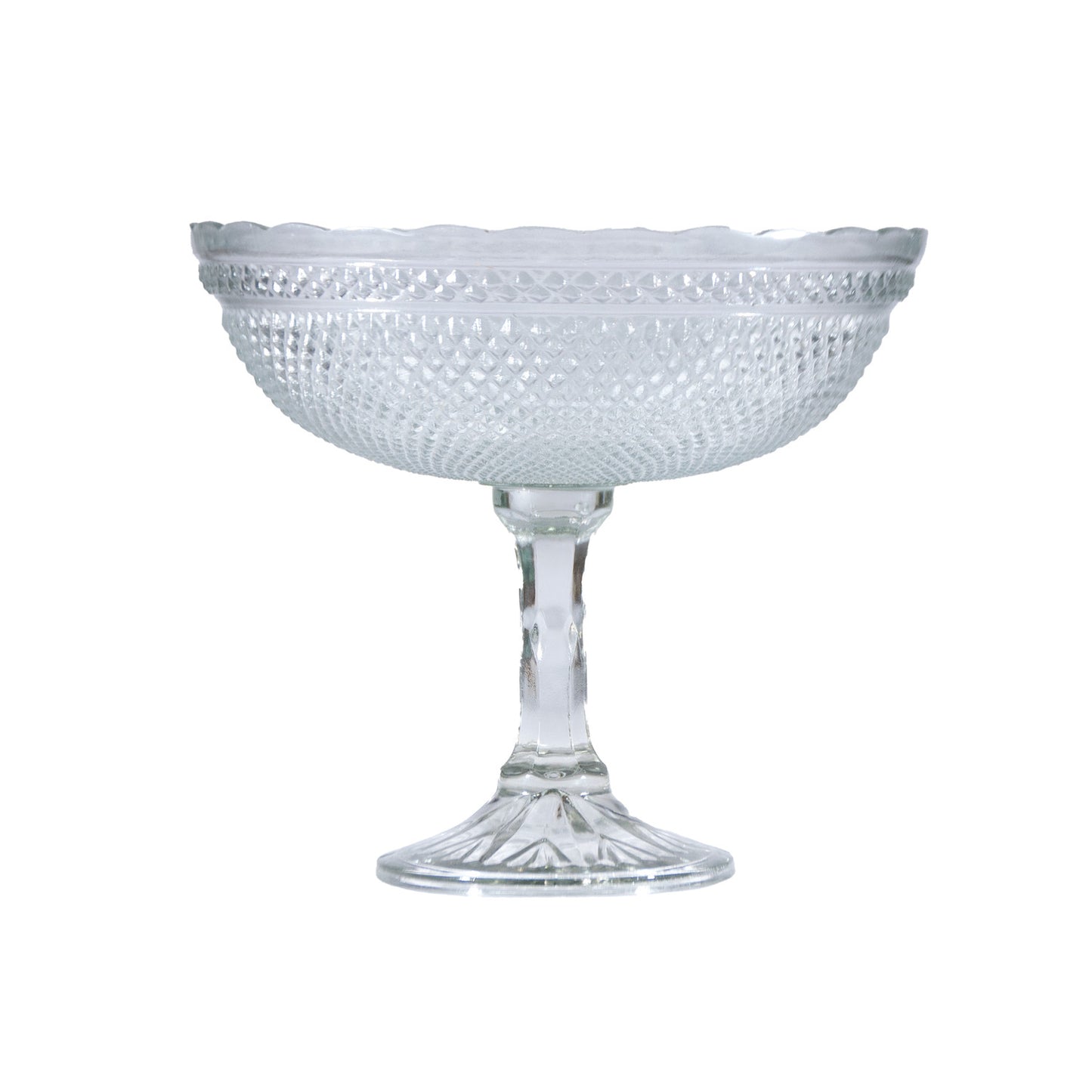 Footed Glass Bowl