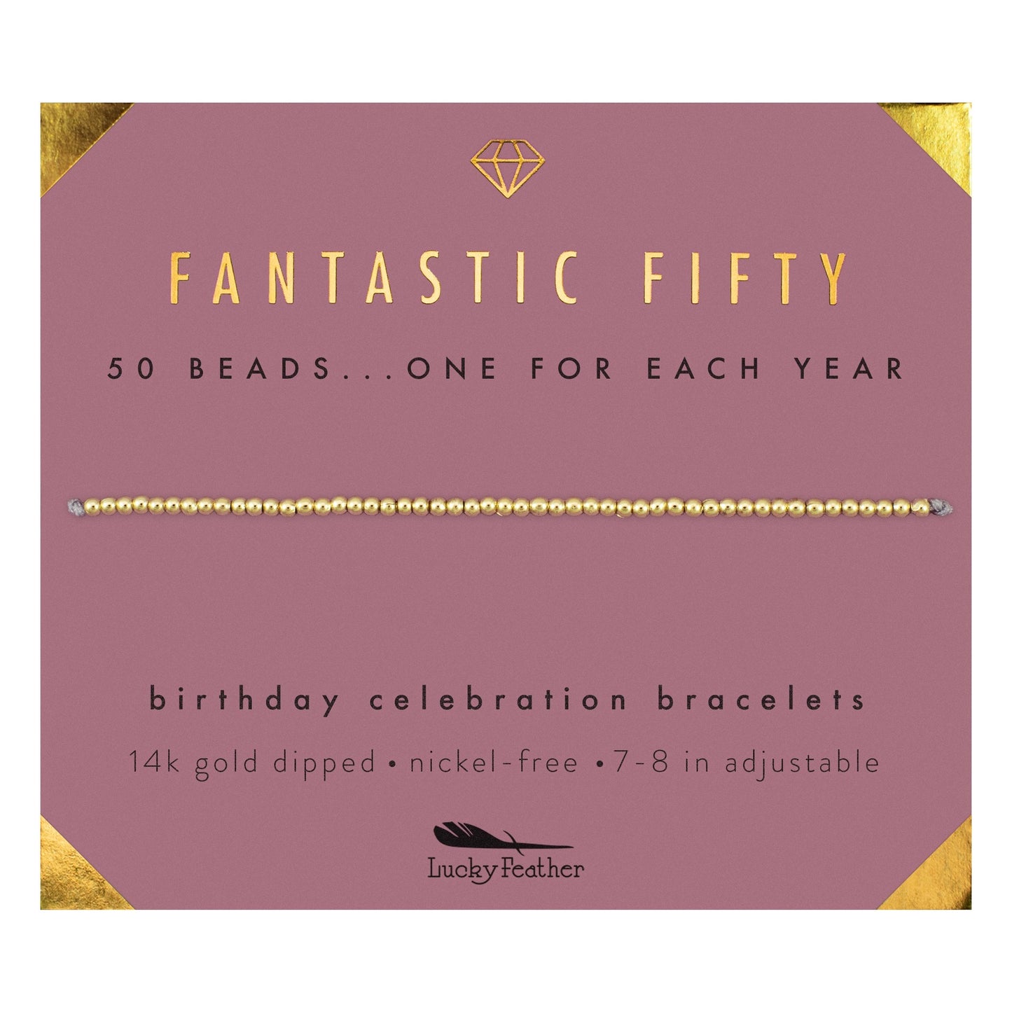 Milestone Birthday Bracelet - GOLD