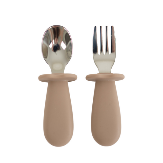 Toddler Cutlery | Taupe