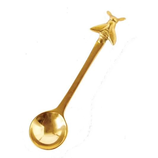 5"L Brass Spoon w/ Bee (One Spoon)