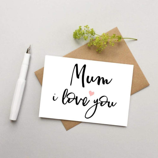 Mama I Love You Card