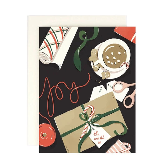 Joy to the World Wrapping Card