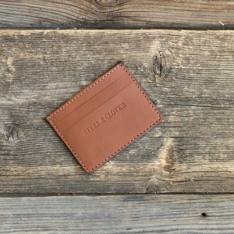 Flying Shot Leather Card Wallet